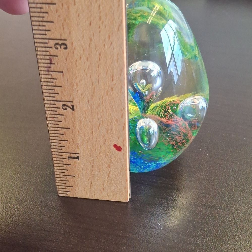 Colorful Glass Paperweight - Picture 5 of 5
